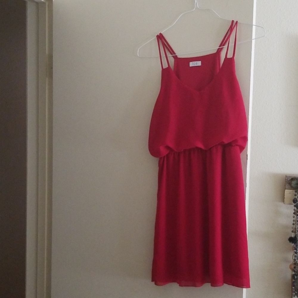 TOBI RED DRESS - Picture 5 of 5